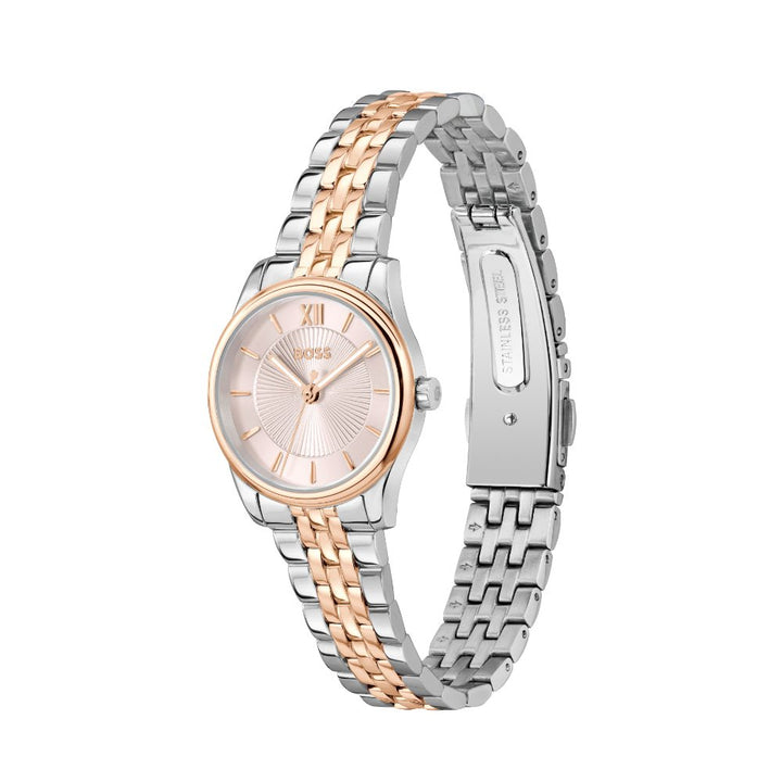 Boss Bi-Colour Graceful Mina Carnation IP and Stainless Steel Watch - MococoHugo Boss15028427613272689311Watch
