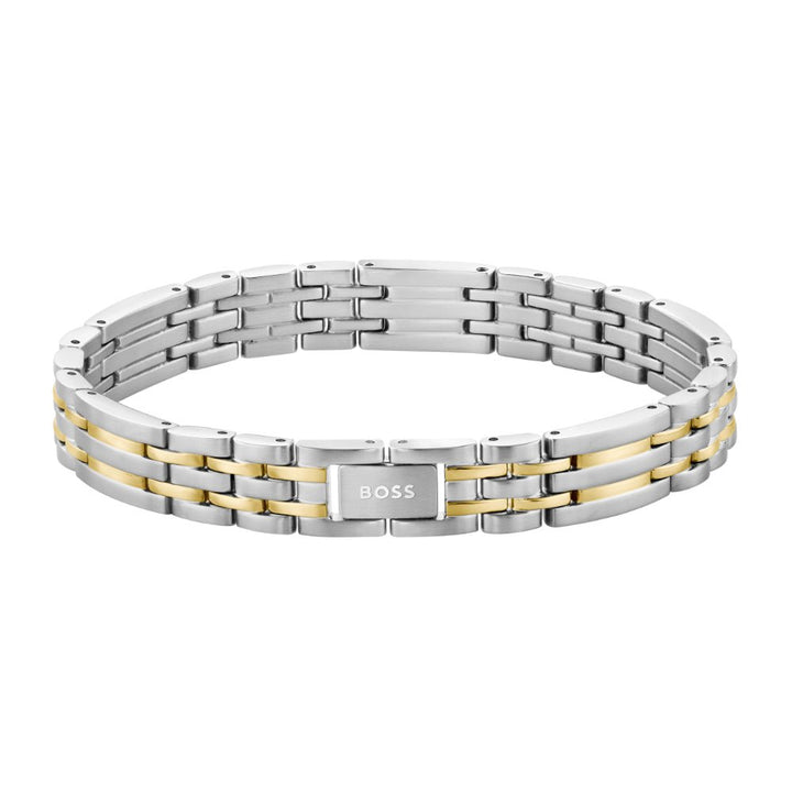 Boss Bi-Colour Wesley Stainless Steel Bracelet - MococoHugo Boss15808137613272690386Bracelets