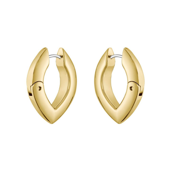 Boss Gold Fiora Stainless Steel Hoop Earrings - MococoHugo Boss15808237613272690485Earrings