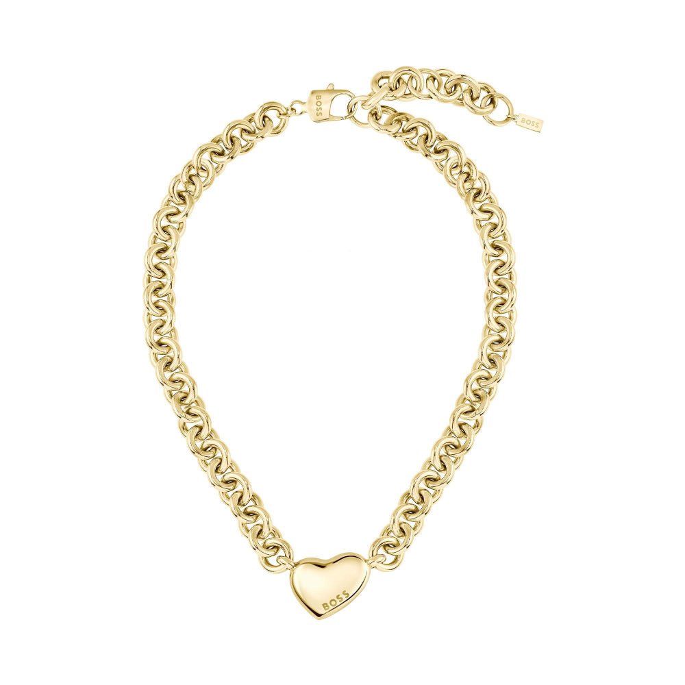 Boss Gold Honey Love Womens IP Necklace - MococoHugo Boss1580637885997590716Necklaces