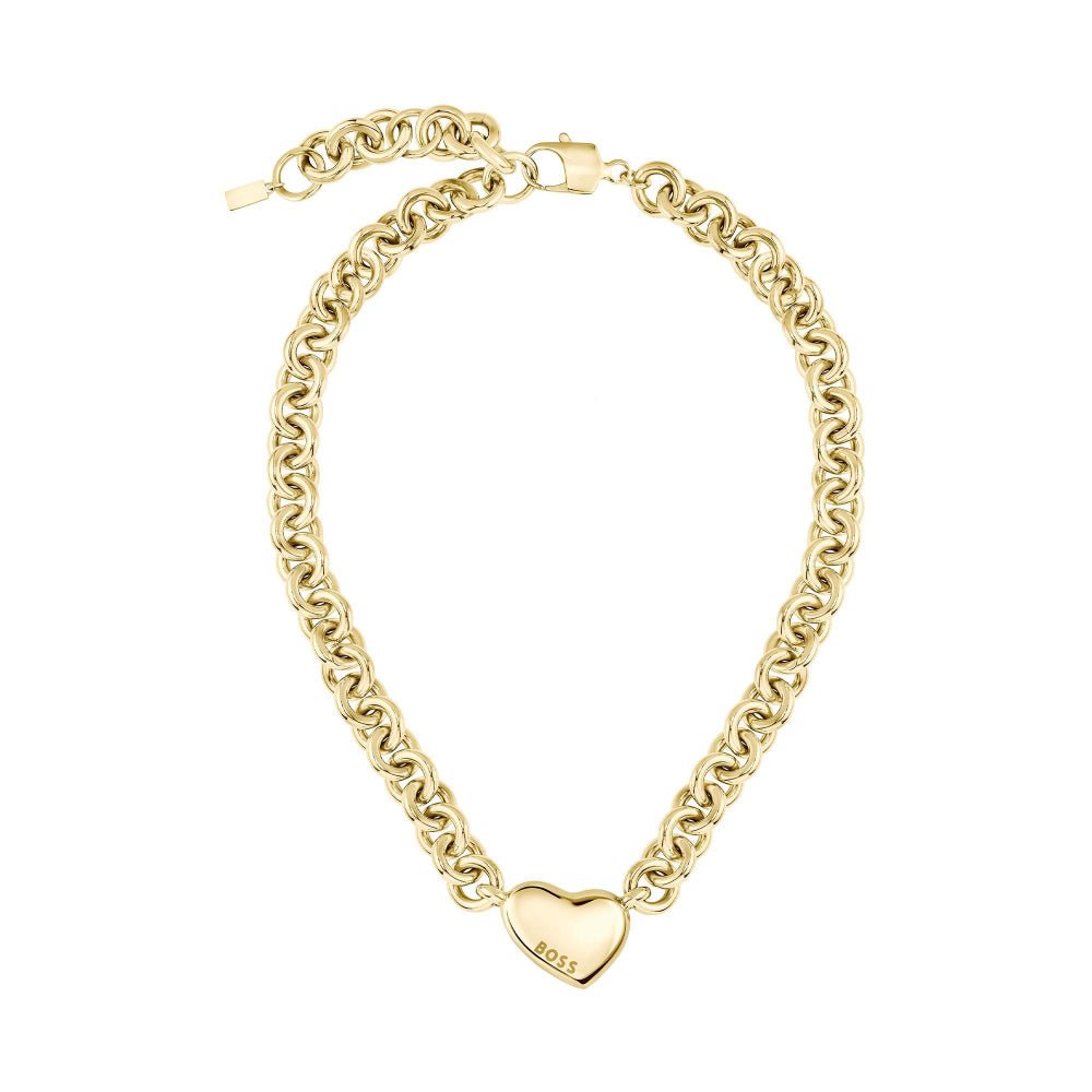 Boss Gold Honey Love Womens IP Necklace - MococoHugo Boss1580637885997590716Necklaces