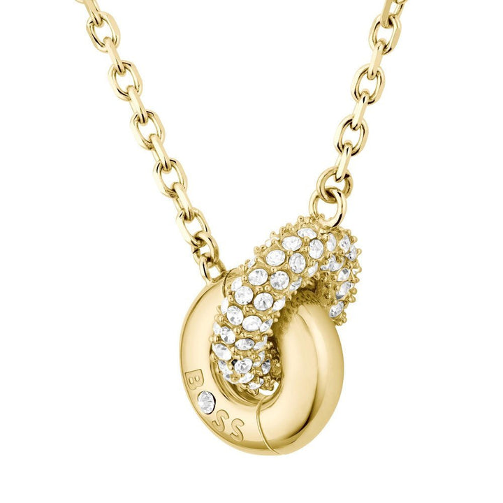 Boss Gold Live Precious Womens IP Necklace - MococoHugo Boss1580755885997645997Necklaces