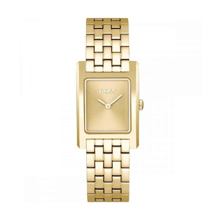 Boss Gold Lucy Rectangle Womens Watch - MococoHugo Boss1502744885997563611Watches and Accessories