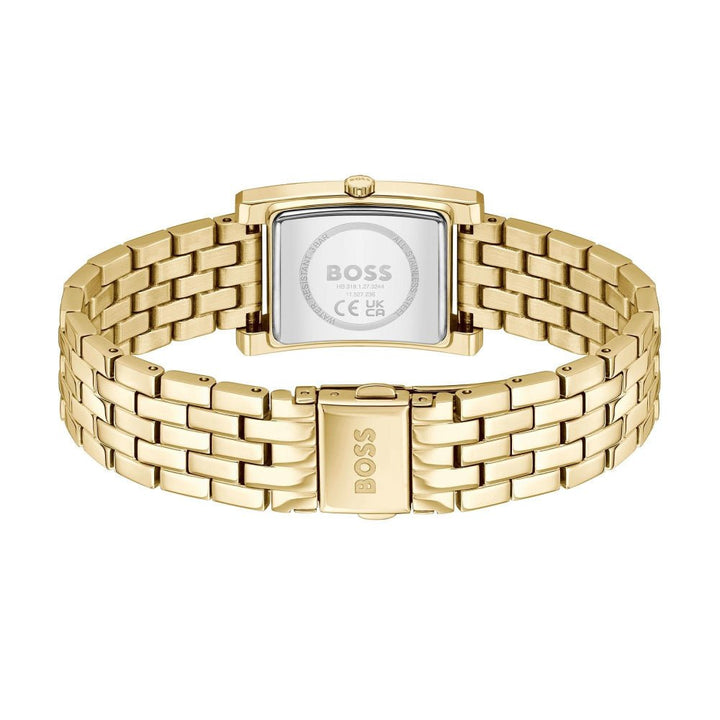 Boss Gold Lucy Rectangle Womens Watch - MococoHugo Boss1502744885997563611Watches and Accessories