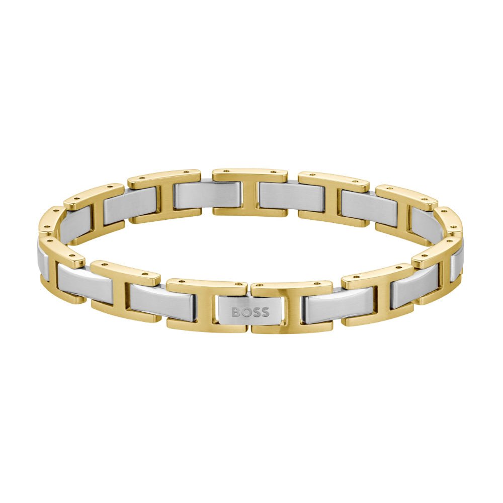 Boss Gold Nolan Stainless Steel Bracelet - MococoHugo Boss15807937613272670340Bracelets