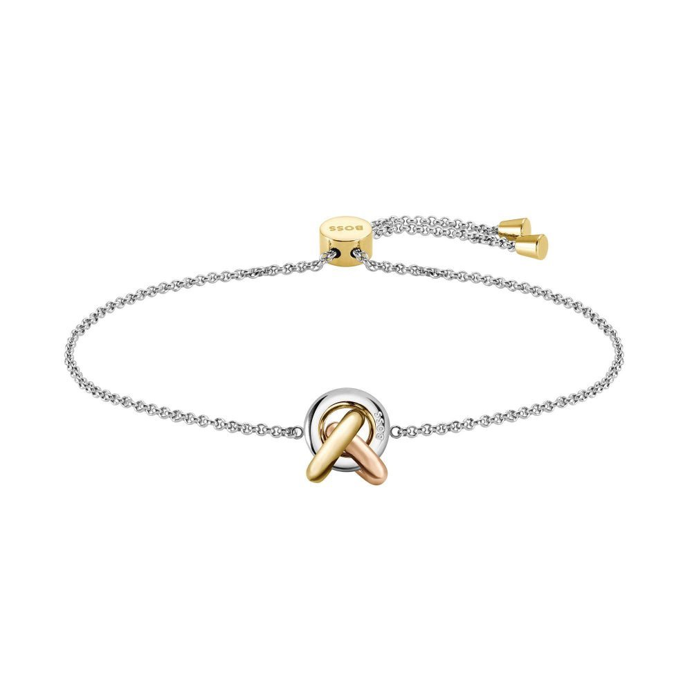 Boss Harmonie Womens Tri Tone Bracelet - MococoHugo Boss1580772885997646161Bracelets