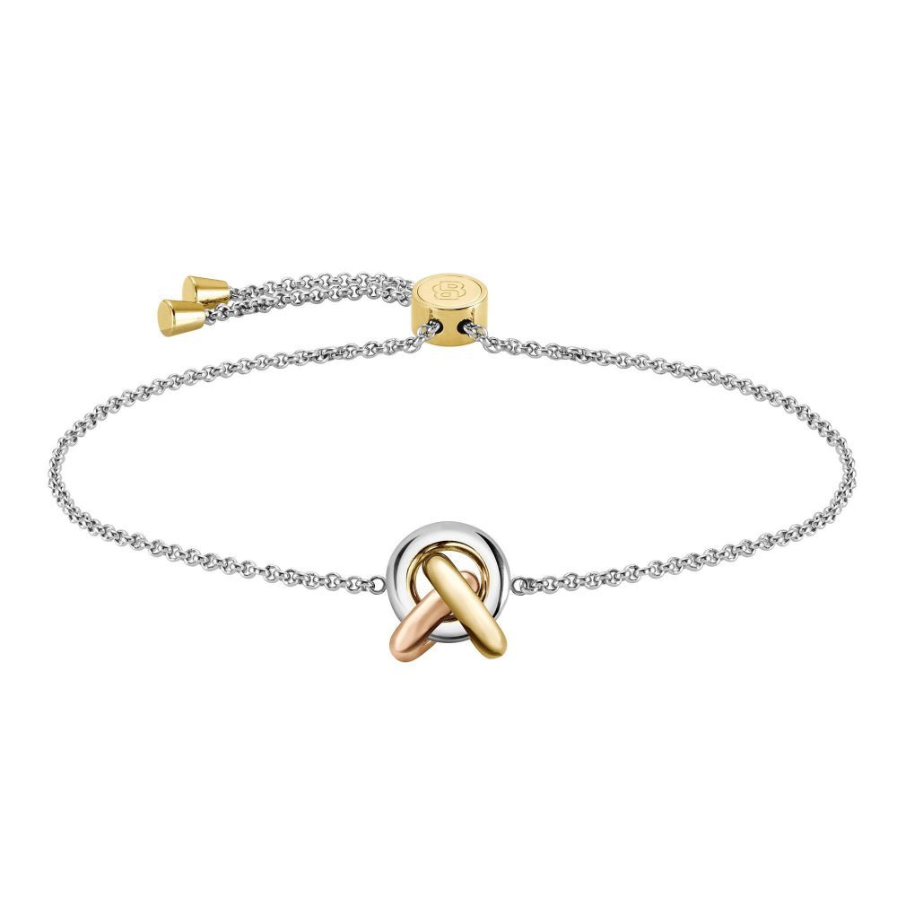 Boss Harmonie Womens Tri Tone Bracelet - MococoHugo Boss1580772885997646161Bracelets