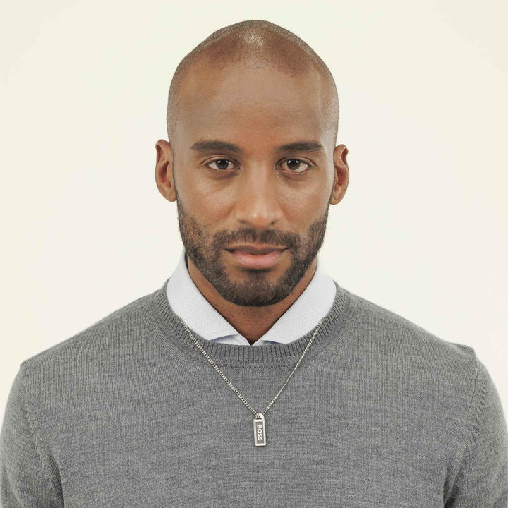 Boss Logo Plate Necklace - MococoHugo Boss1580677Necklaces