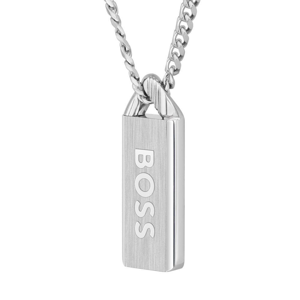 Boss Logo Plate Necklace - MococoHugo Boss1580677Necklaces