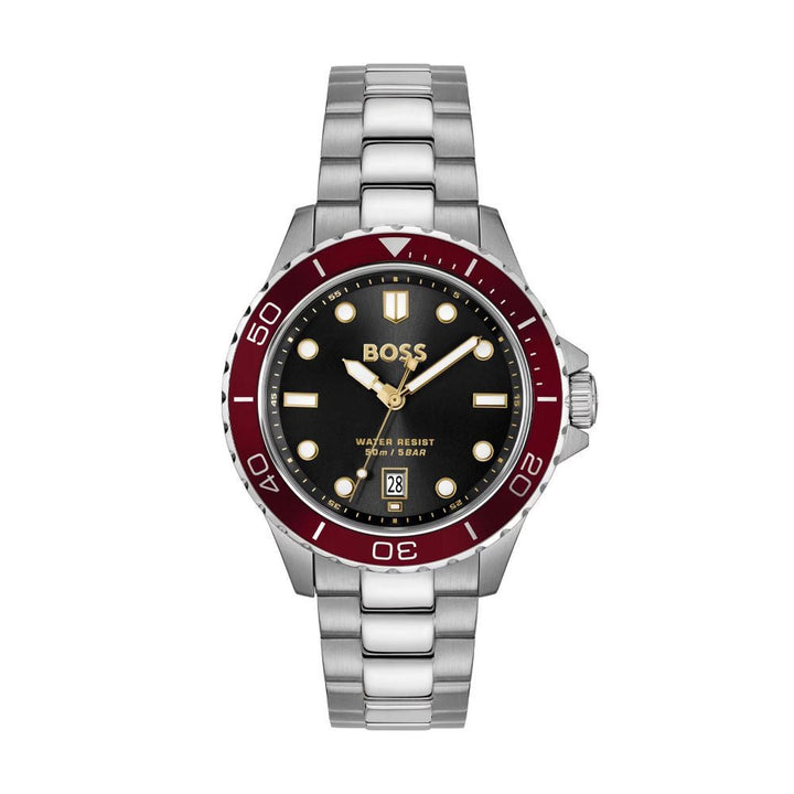 Boss Silver and Black Troper Sport Round Mens Bracelet Watch - MococoHugo Boss1514304885997652834Watches and Accessories