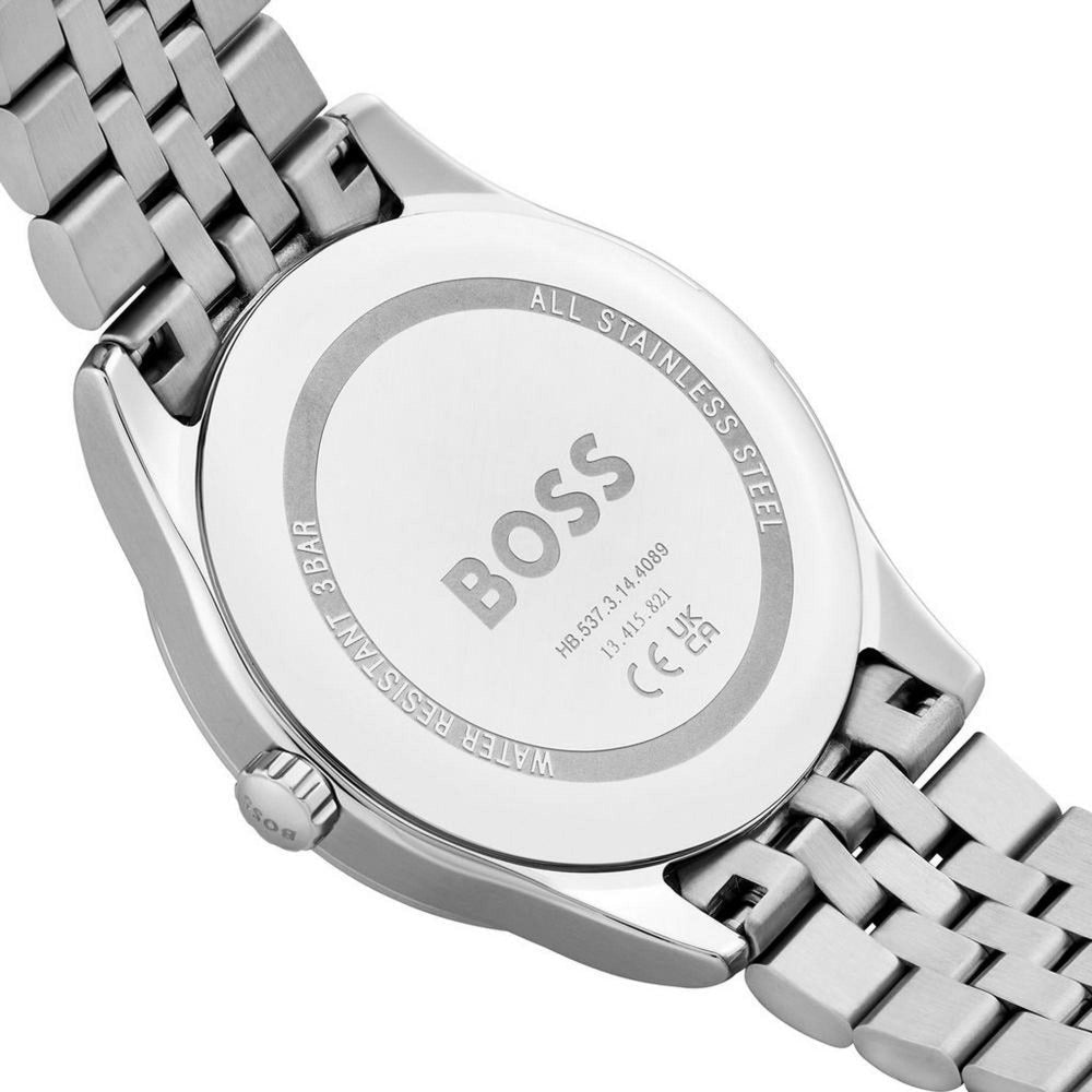 Boss Silver and Pink Graceful Round Womens Watch - MococoHugo Boss1502776885997589888Watches and Accessories