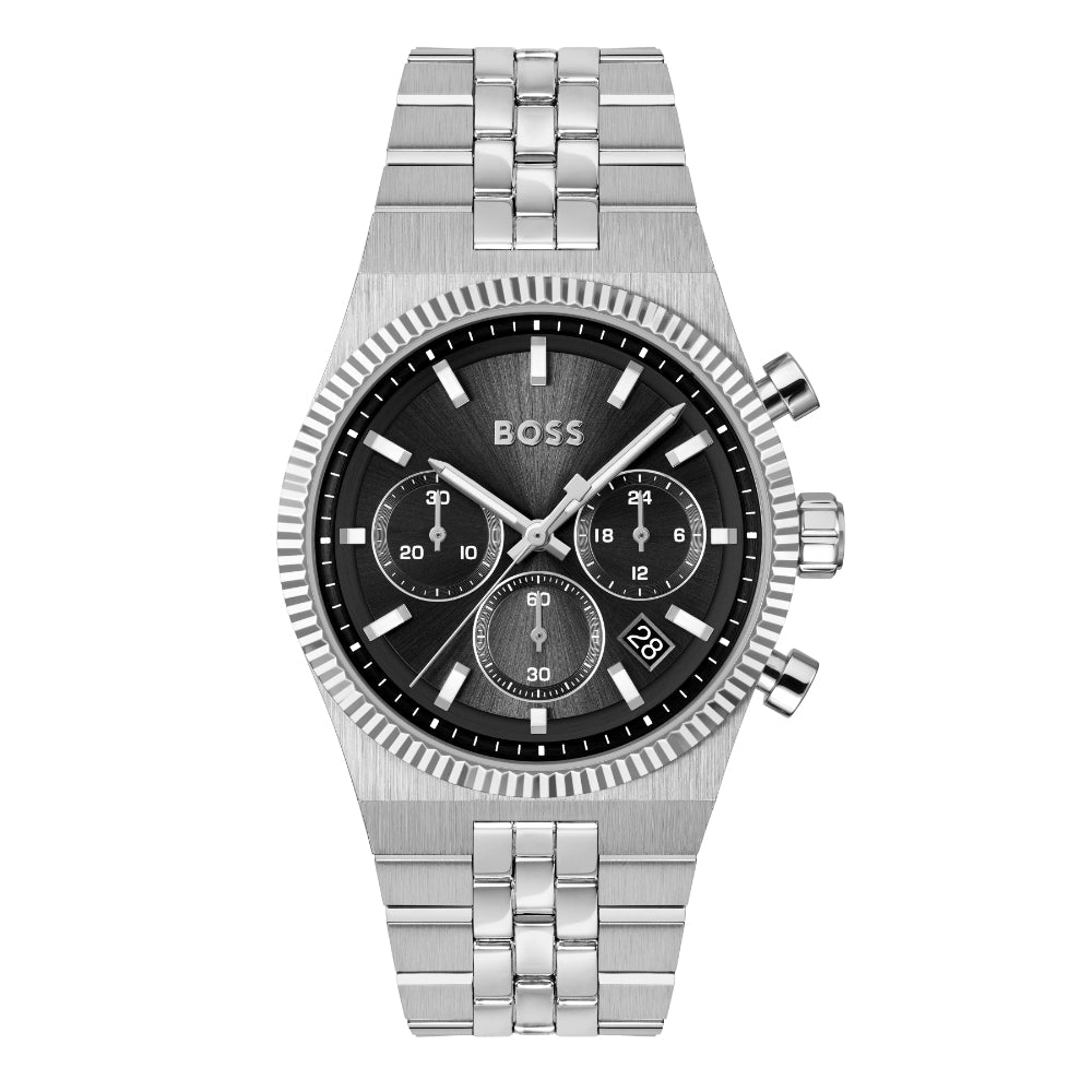 Boss Silver Candor Prime Stainless Steel Watch - MococoHugo Boss15143077613272689465Watch