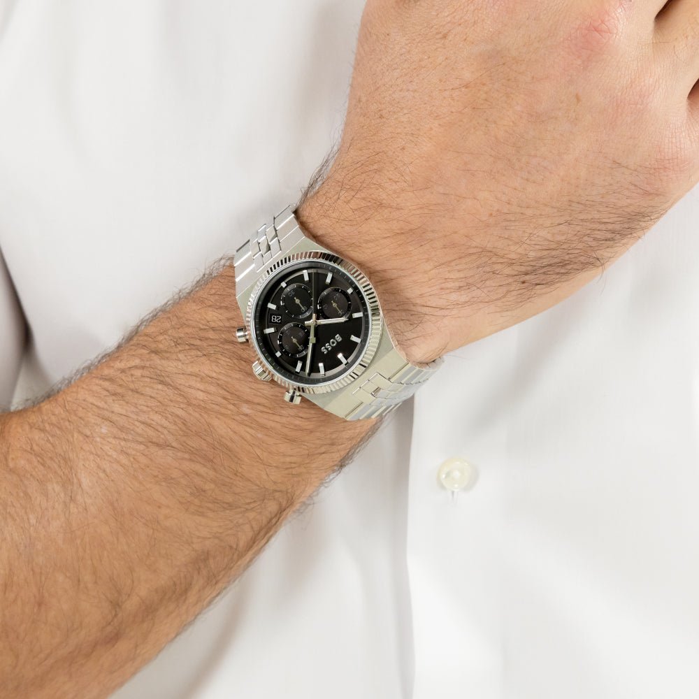 Boss Silver Candor Prime Stainless Steel Watch - MococoHugo Boss15143077613272689465Watch