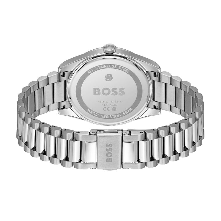 Boss Silver Cheswick Stainless Steel Grey Watch - MococoHugo Boss15143107613272689496Watch