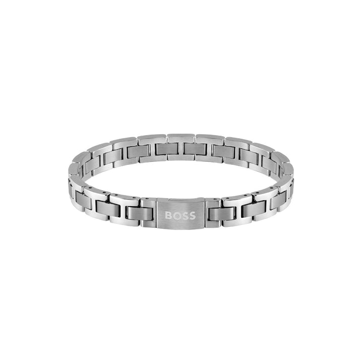 Boss Silver Metal Link Essentials Mens Bracelet - MococoHugo Boss1580036885997370073Bracelets