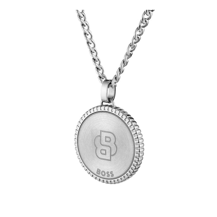 Boss Silver North Stainless Steel Necklace - MococoHugo Boss15808417613272690669Necklaces