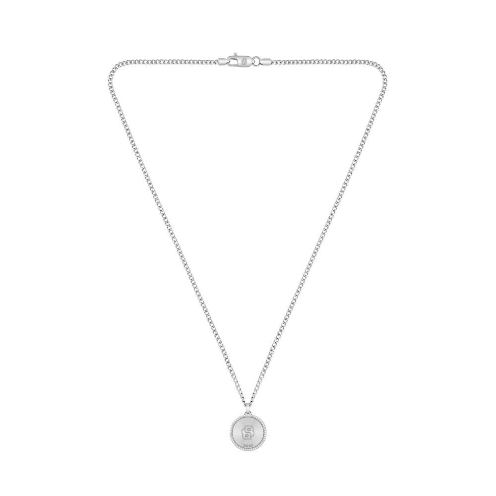 Boss Silver North Stainless Steel Necklace - MococoHugo Boss15808417613272690669Necklaces