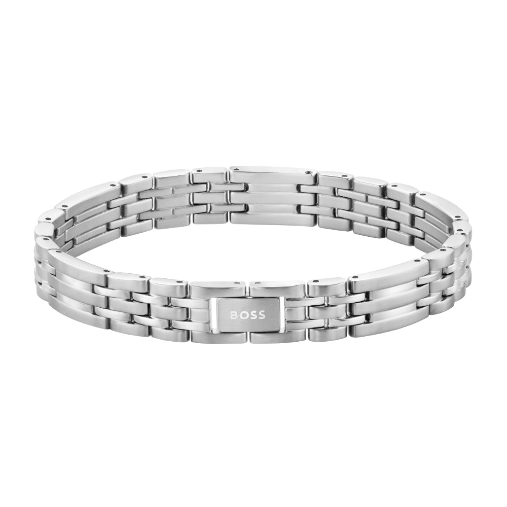 Boss Silver Wesley Stainless Steel Bracelet - MococoHugo Boss15808127613272690379Bracelets