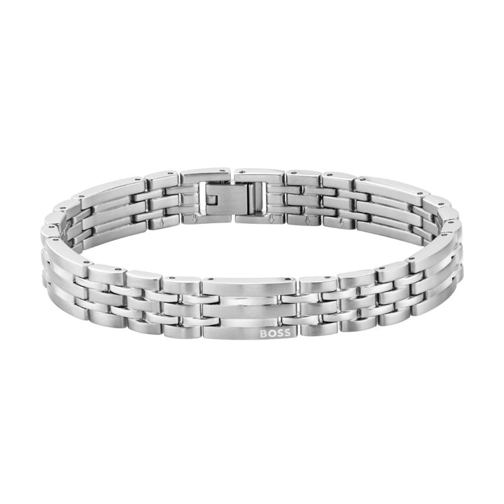 Boss Silver Wesley Stainless Steel Bracelet - MococoHugo Boss15808127613272690379Bracelets