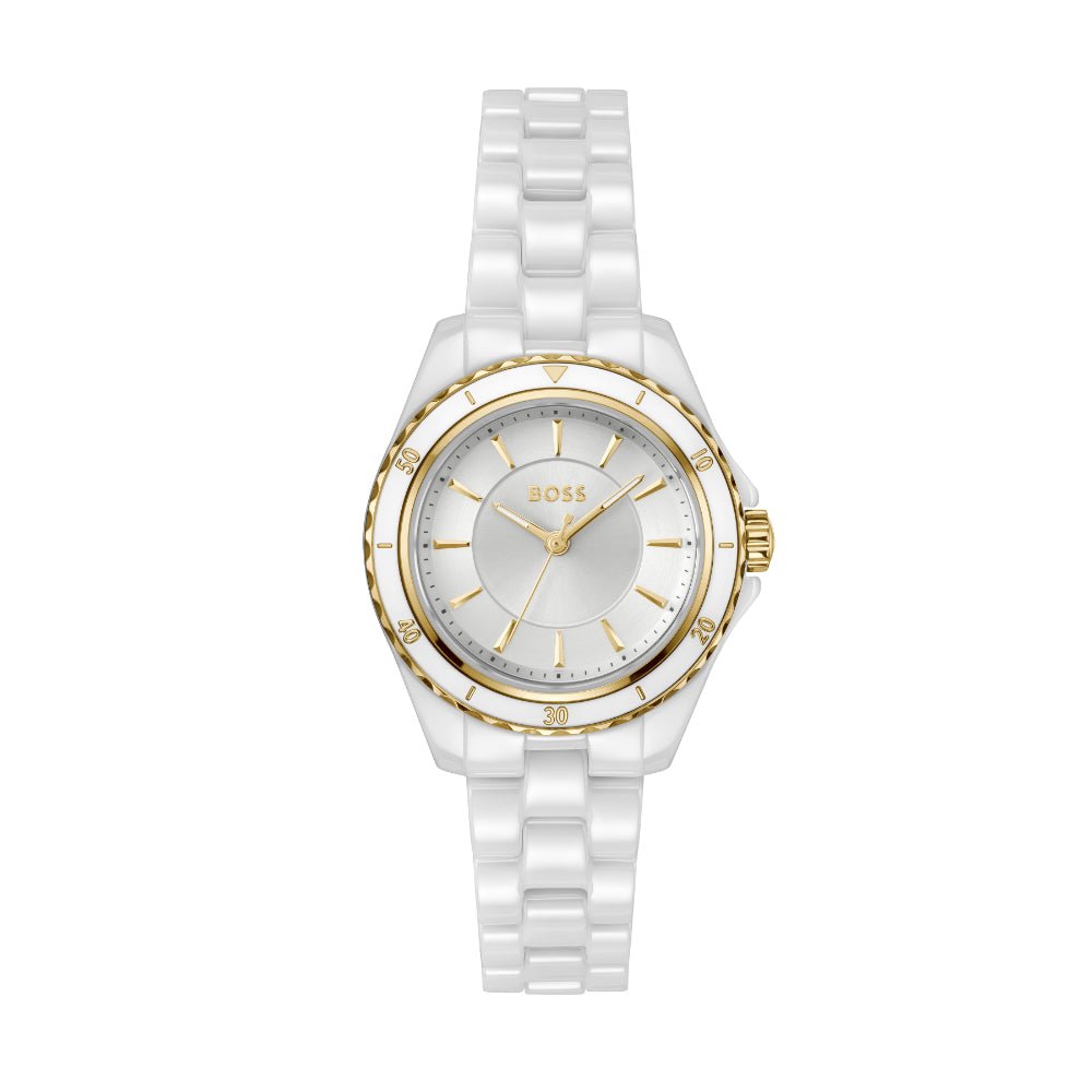 Boss White Sage Aqua Ceramic Watch - MococoHugo Boss15028507613272689397Watch