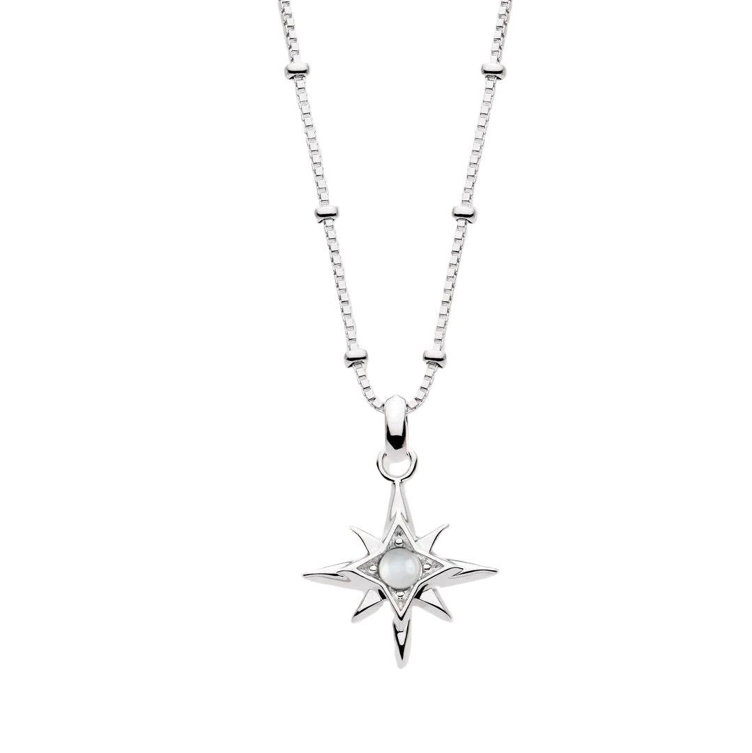 Kit Heath Silver Céleste Aurora Birthstone Necklace