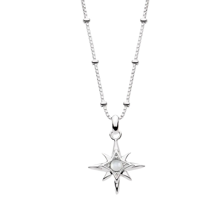 Kit Heath Silver Céleste Aurora Birthstone Necklace