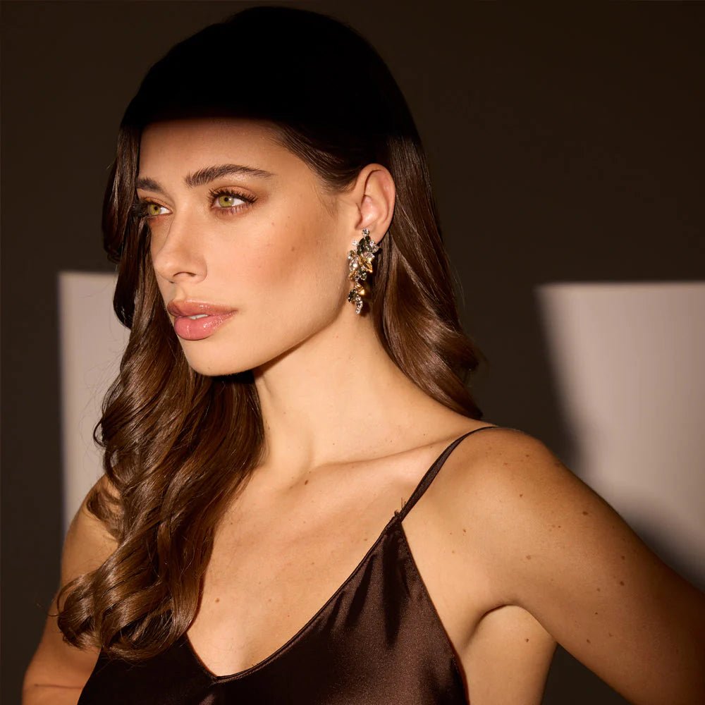 Caroline Svedbom Black and Gold Jannice Drop Earrings - MococoCaroline Svedbom1019631360017340167284176Necklace