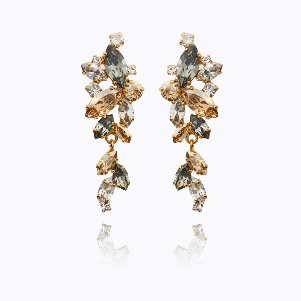 Caroline Svedbom Black and Gold Jannice Drop Earrings - MococoCaroline Svedbom1019631360017340167284176Earrings