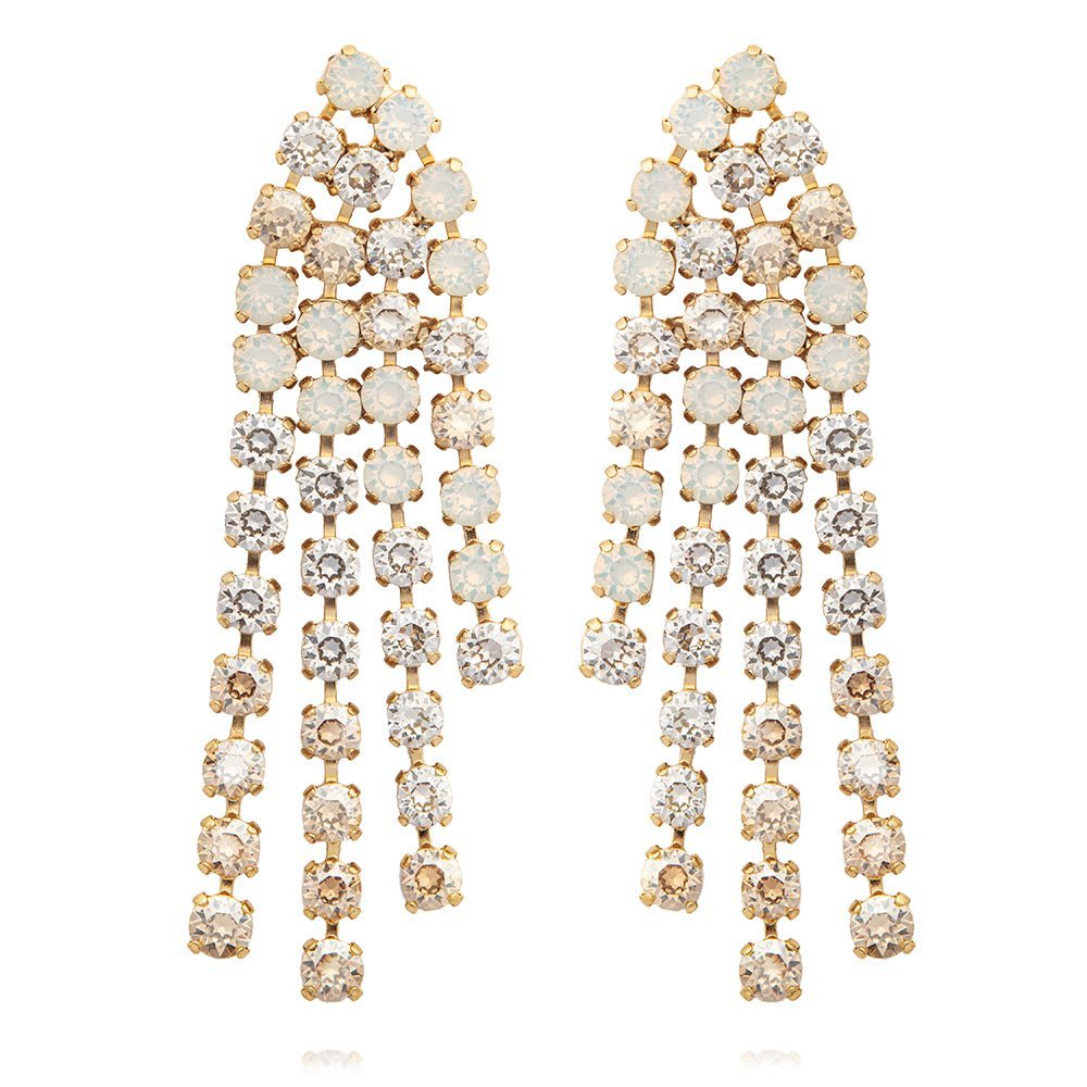 Caroline Svedbom Gold and White Rosanna Earrings - MococoCaroline Svedbom1012901262017340167266608Earrings
