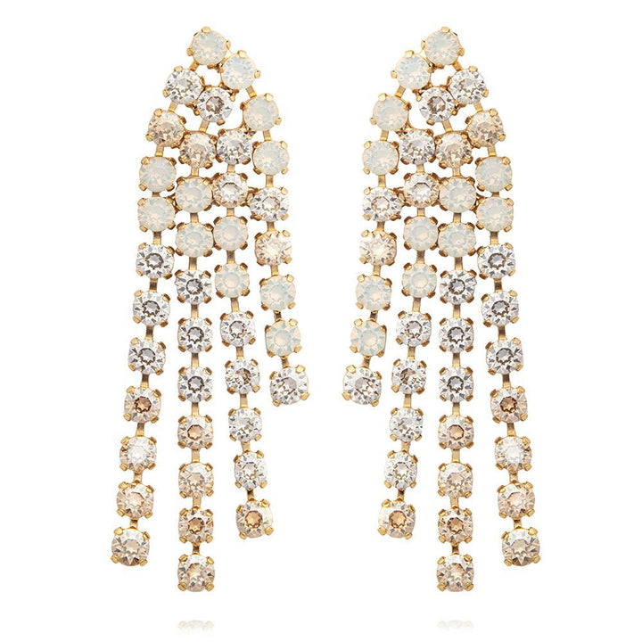 Caroline Svedbom Gold and White Rosanna Earrings - MococoCaroline Svedbom1012901262017340167266608Earrings