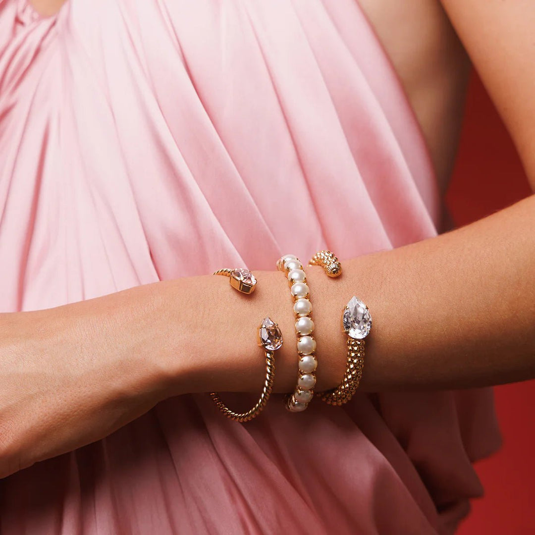 Caroline Svedbom Gold Classic Rope Crystal Bracelet - MococoCaroline Svedbom1000221001017340167229979Bracelets