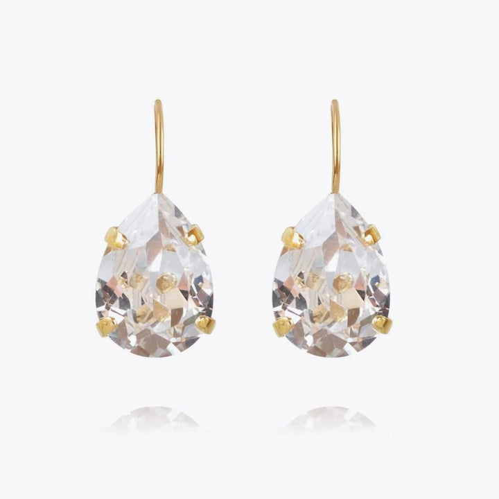 Caroline Svedbom Gold Mini Drop Clasp Crystal Earrings - MococoCaroline Svedbom1003741001017340167250331Earrings