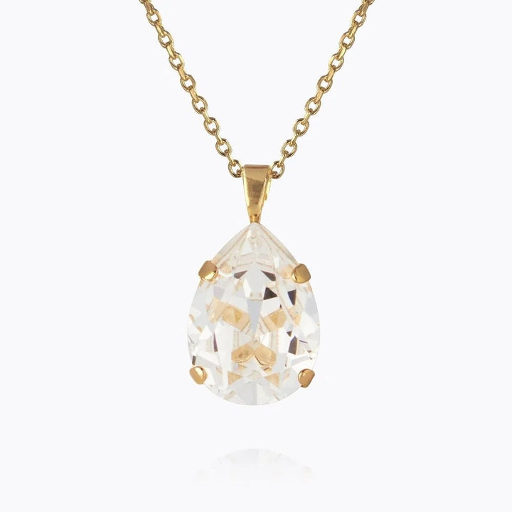 Caroline Svedbom Gold Mini Drop Crystal Necklace - MococoCaroline Svedbom1000041001147340167201777Necklace