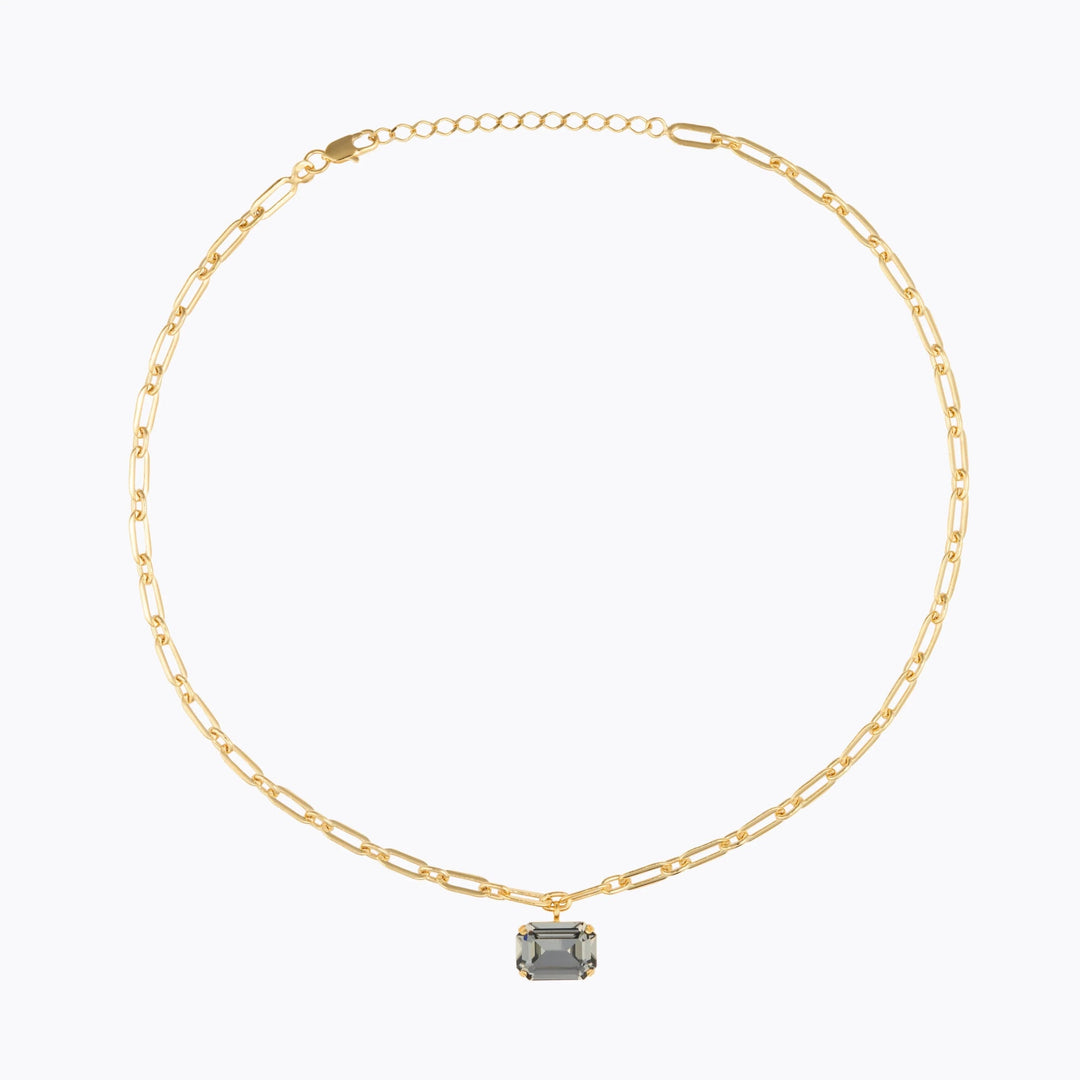 Caroline Svedbom Gold Mini Lydia Black Diamond Necklace - MococoCaroline Svedbom1017181023017340167285531Necklaces