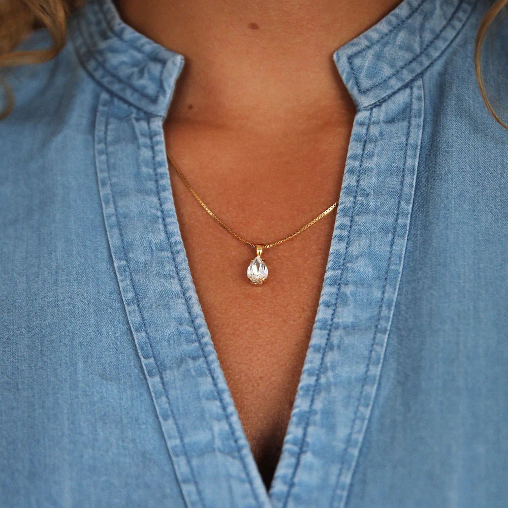 Caroline Svedbom Gold Petite Shadow Drop Necklace - MococoCaroline Svedbom1001671040017340167235956Necklaces