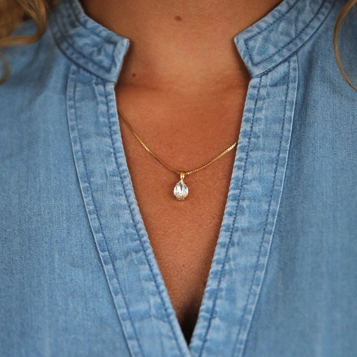 Caroline Svedbom Gold Petite Shadow Drop Necklace - MococoCaroline Svedbom1001671040017340167235956Necklaces