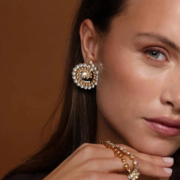 Caroline Svedbom Gold Zia Topaz Combo Earrings - MococoCaroline Svedbom1019591258017340167284046Earrings