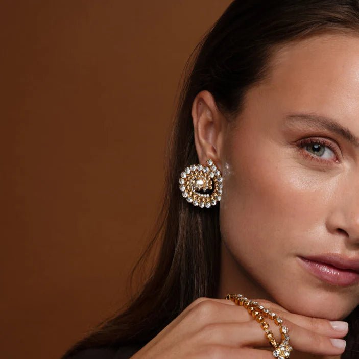 Caroline Svedbom Gold Zia Topaz Combo Earrings - MococoCaroline Svedbom1019591258017340167284046Earrings