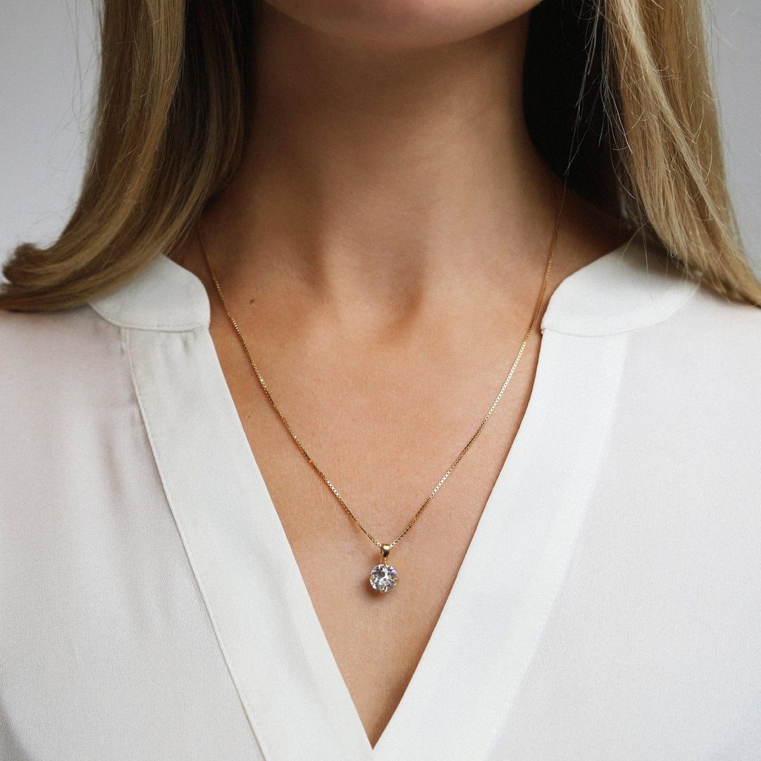 Caroline Svedbom Silver Classic Petite Crystal Necklace - MococoCaroline Svedbom1000831001437340167225643Necklaces