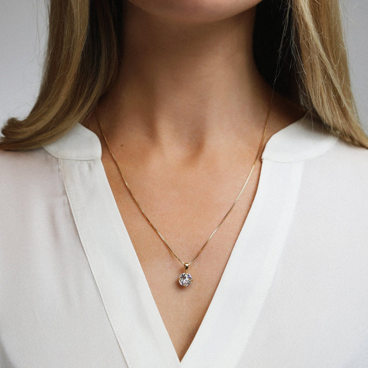 Caroline Svedbom Silver Classic Petite Crystal Necklace - MococoCaroline Svedbom1000831001437340167225643Necklaces