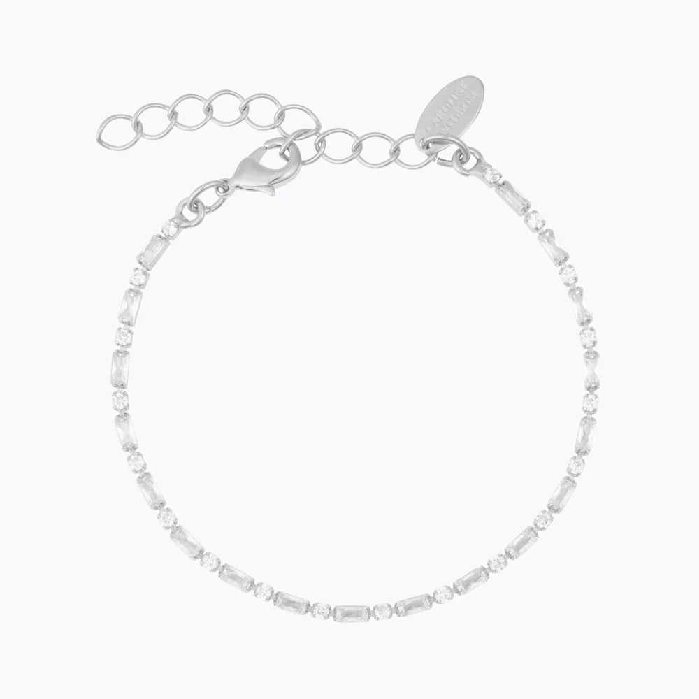 Caroline Svedbom Silver Evelyne Crystal Bracelet - MococoCaroline Svedbom1019381001017340167283001Bracelet