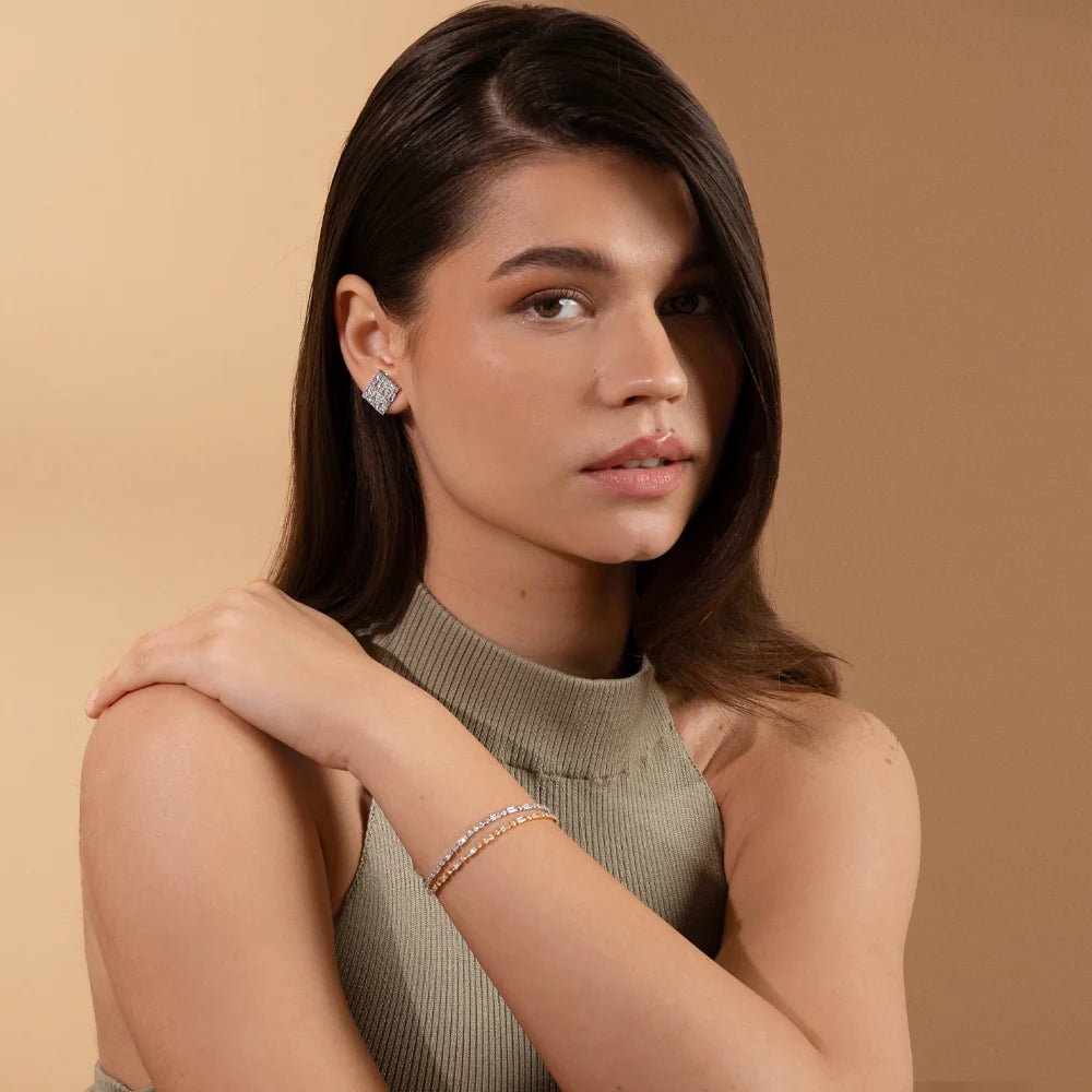 Caroline Svedbom Silver Evelyne Crystal Bracelet - MococoCaroline Svedbom1019381001017340167283001Bracelet