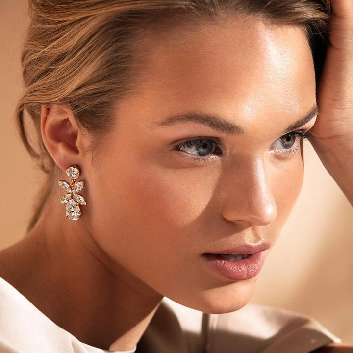 Caroline Svedbom Silver Mini Dione Crystal Earrings - MococoCaroline Svedbom1000341001277340167220129Earrings