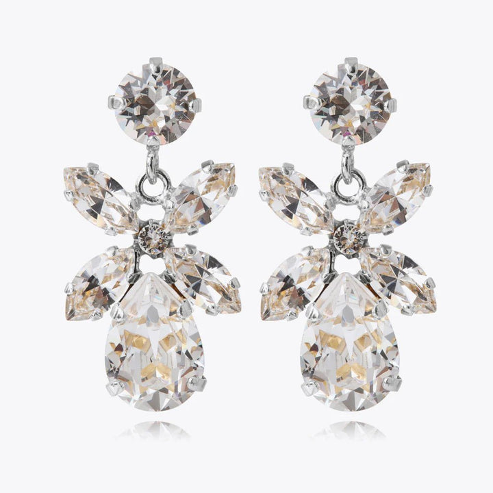 Caroline Svedbom Silver Mini Dione Crystal Earrings - MococoCaroline Svedbom1000341001277340167220129Earrings