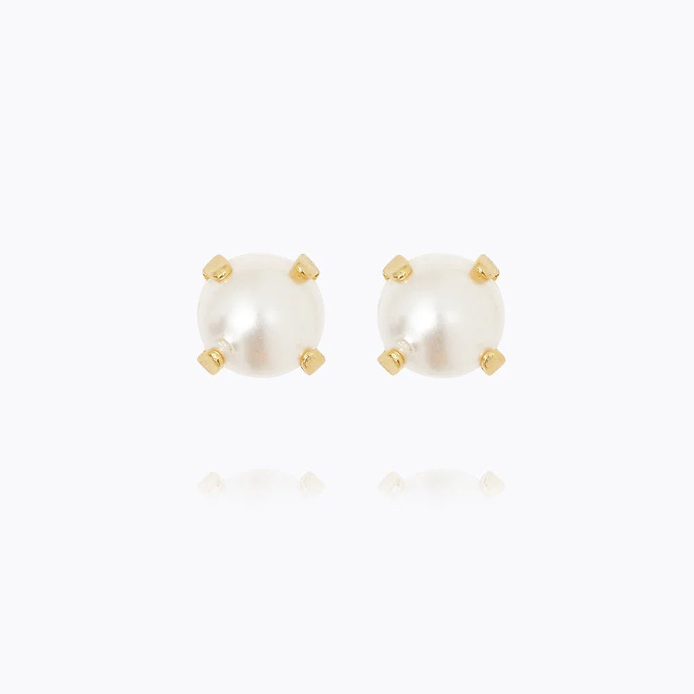 Caroline Svedbom Silver Mini Stud Pearl Earrings - MococoCaroline Svedbom1003261168017340167244859Earrings