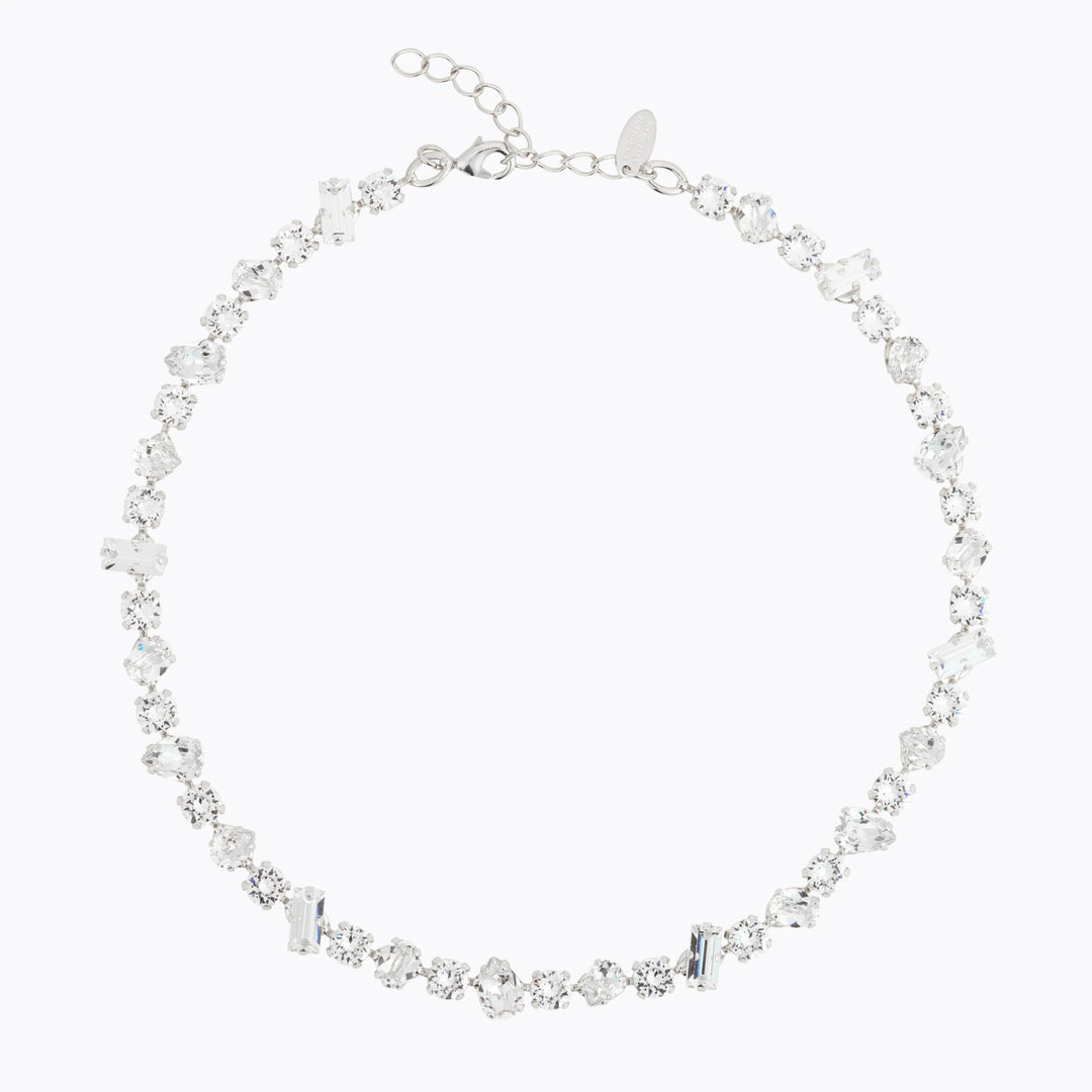 Caroline Svedbom Silver Noelle Statement Crystal Necklace - MococoCaroline Svedbom1019701001017340167284411Necklace