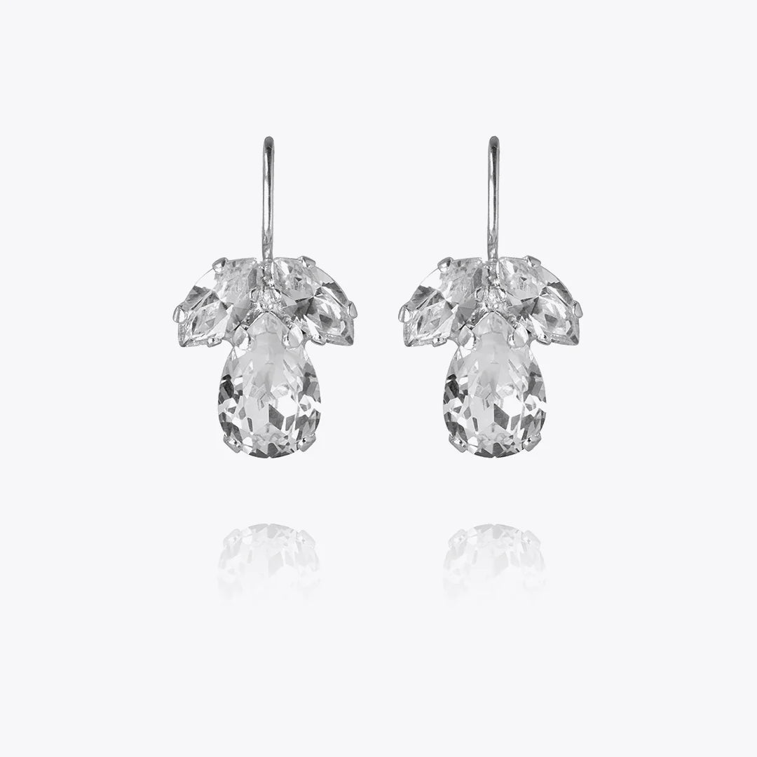Caroline Svedbom Silver Petite Timo Crystal Earrings - MococoCaroline Svedbom1010351001017340167257095Earrings