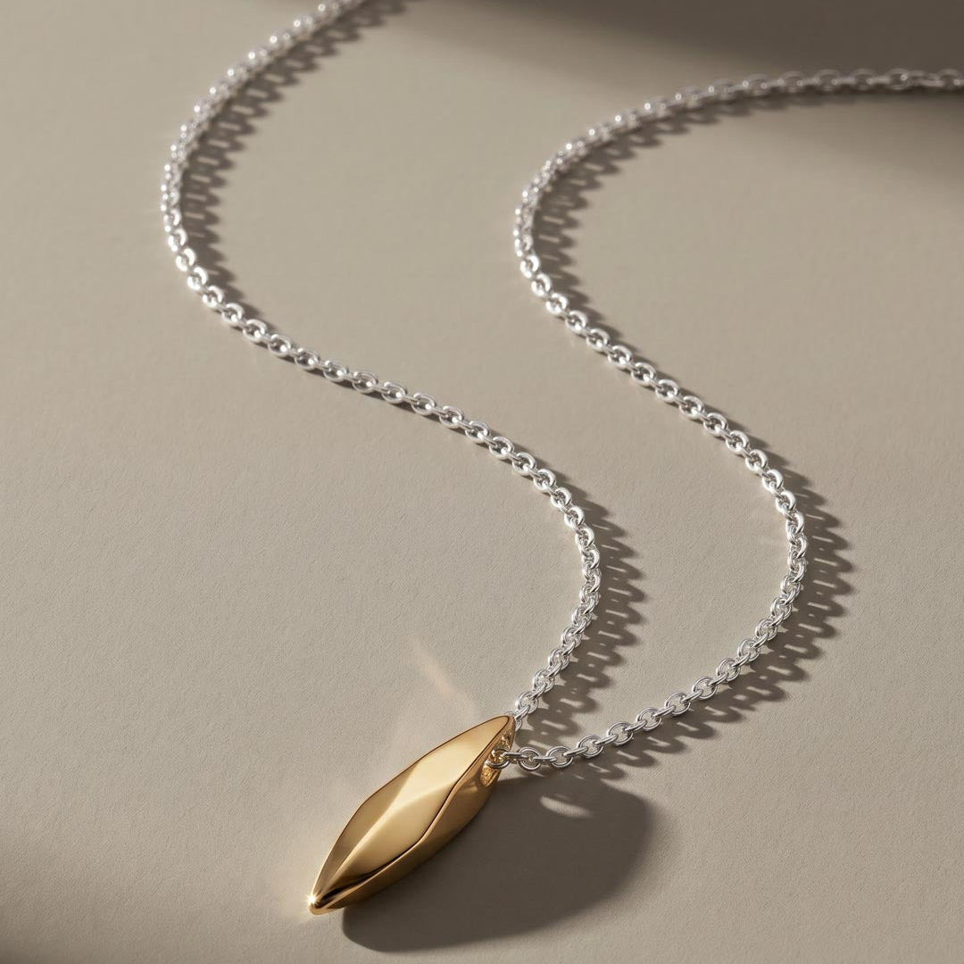Kit Heath Glint Golden Two-Tone Mini Necklace 45.7 cm