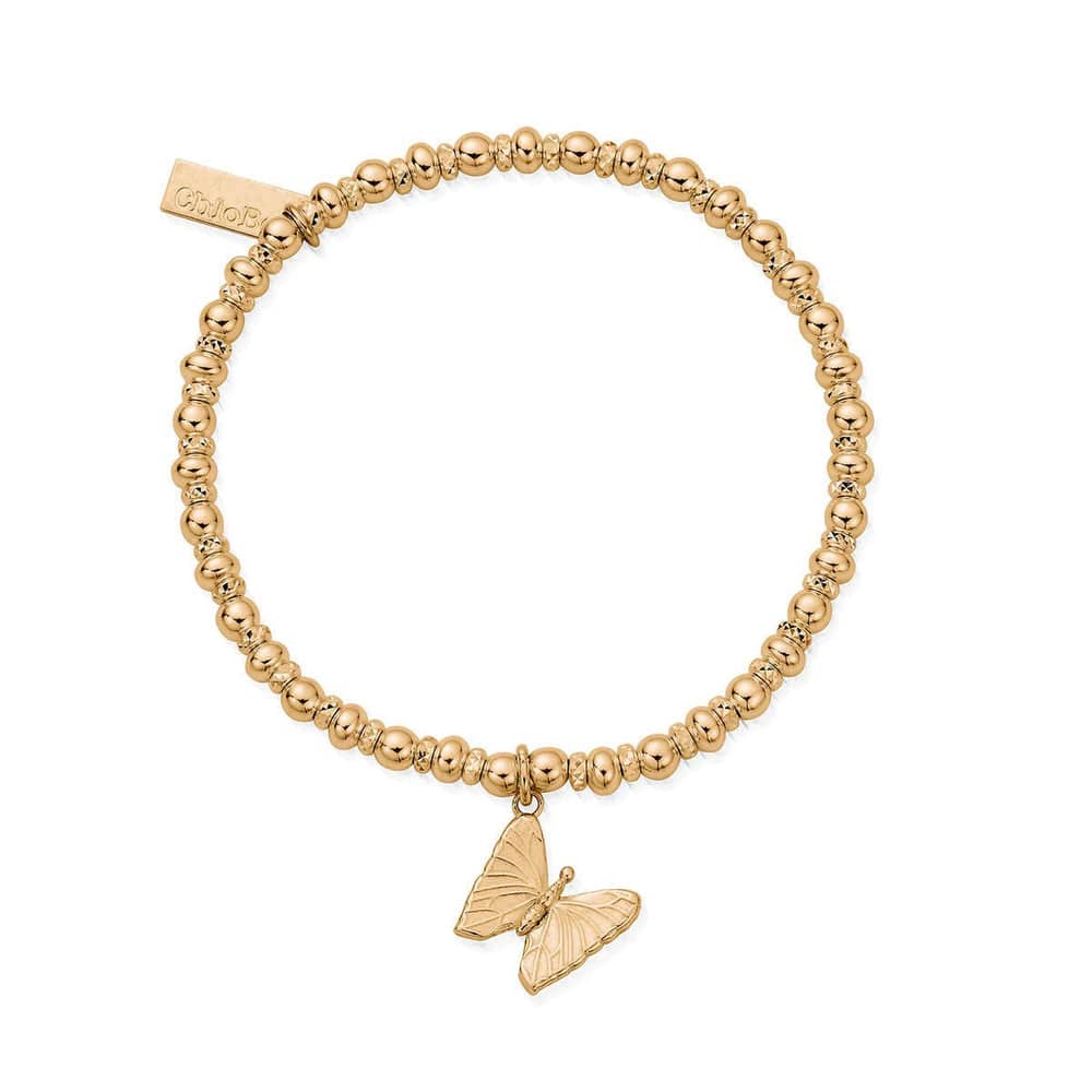 ChloBo 18CT Gold Plated Didi Sparkle Butterfly Bracelet - MococoChloBoGBDS33199509823557247Bracelets