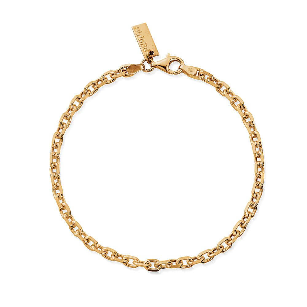 ChloBo 18CT Gold Plated Men's Anchor Chain Bracelet - MococoChloBoGBANCHORM9502299629951Bracelets